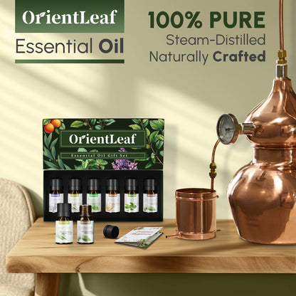 Essential Oils Sets, 100% Pure Essential Oil for Diffuser, Aromatherapy, Sleep, Massage & DIY, Mother'S Day Gift Sets for Women with Greeting Card